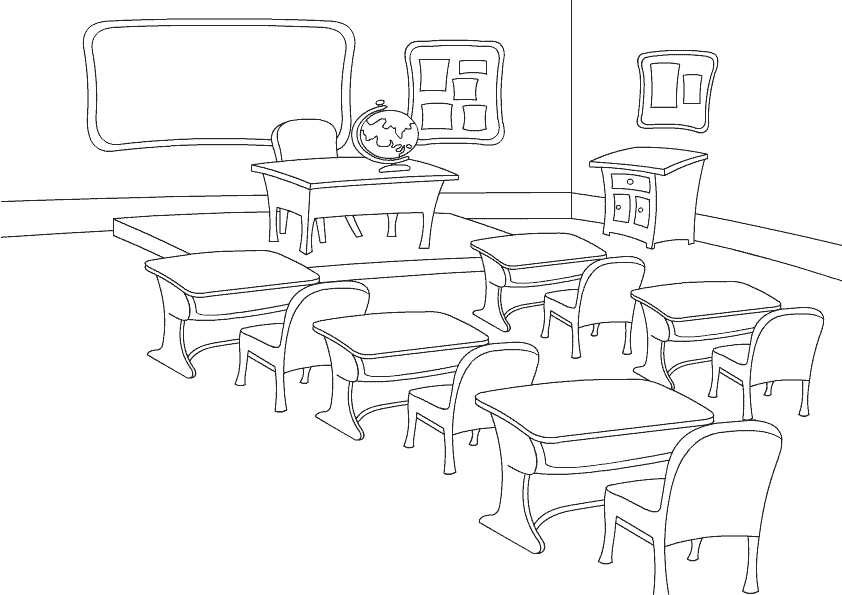 Classroom Drawing Hand drawn Sketch