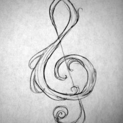 Clef Drawing Amazing Sketch