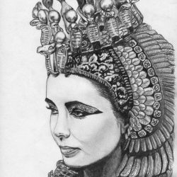 Cleopatra Drawing Art