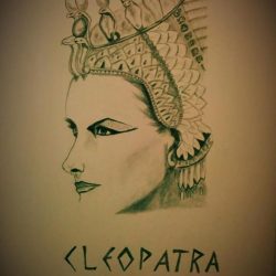 Cleopatra Drawing Modern Sketch