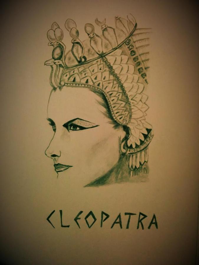 Cleopatra Drawing Modern Sketch