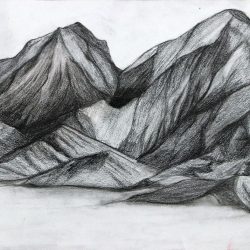 Cliff Drawing Amazing Sketch