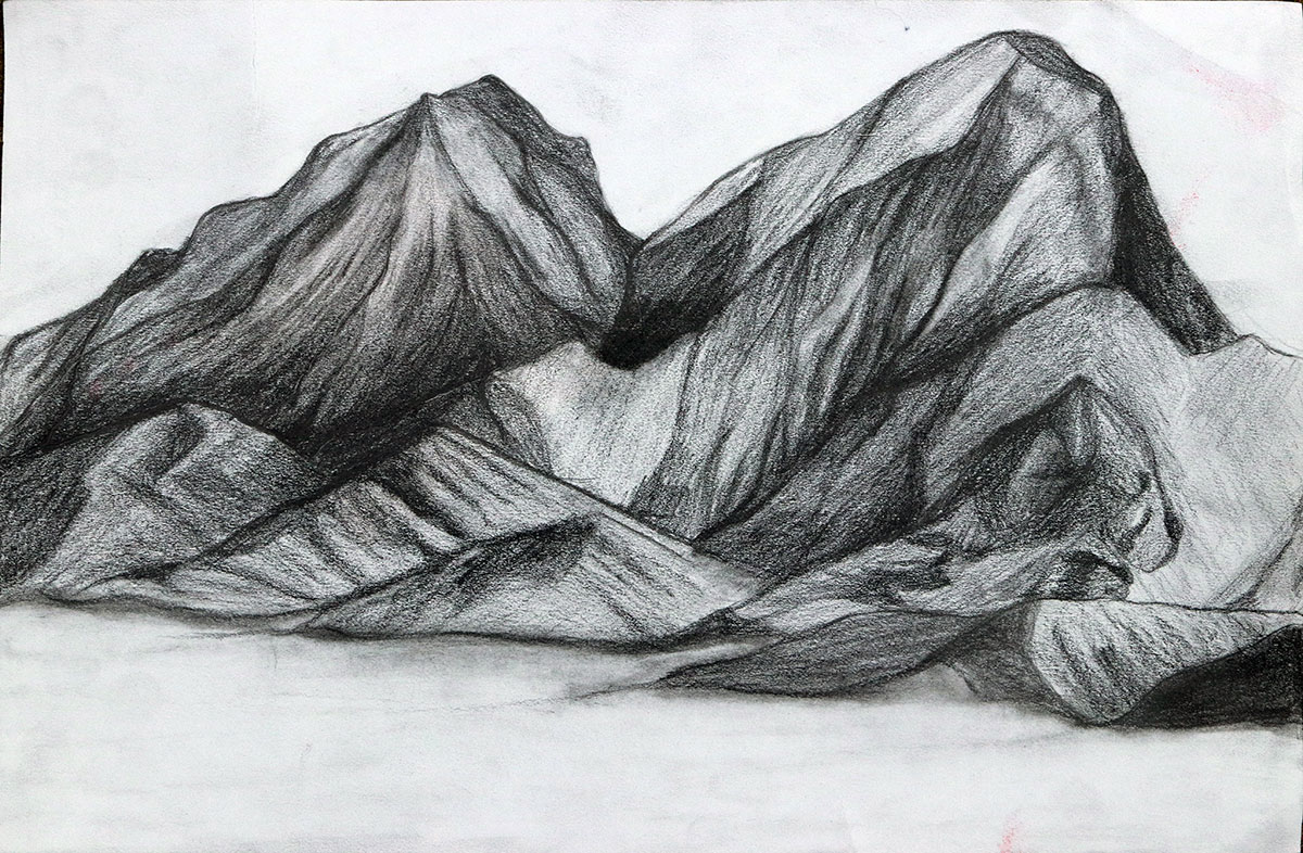 Cliff Drawing Amazing Sketch