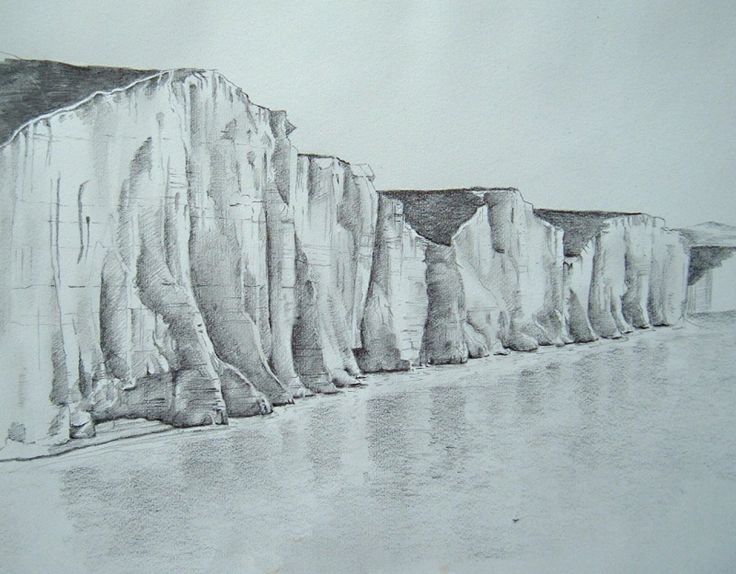 Cliff Drawing Intricate Artwork