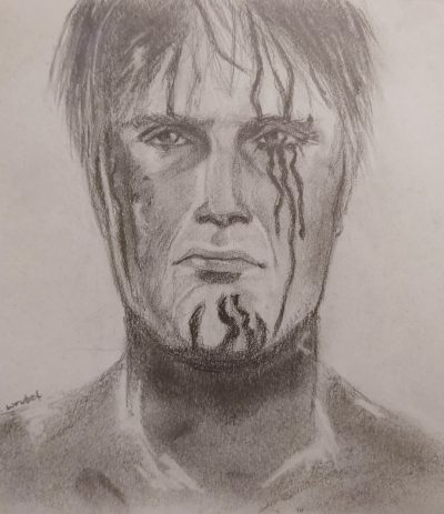 Cliff Unger, Intriguing Backstory, Emotional Narrative, Mysterious Character, Death Stranding Drawing