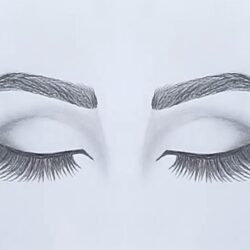 Closed Eyes Drawing Stunning Sketch