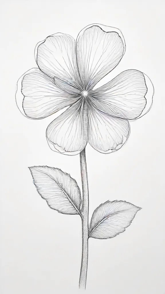 Clover Drawing Sketch Photo