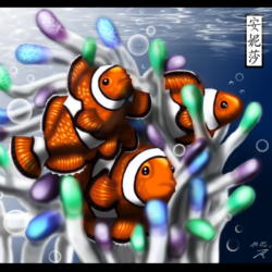 Clownfish Drawing Hand Drawn