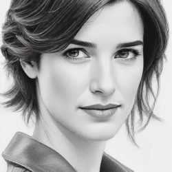 Cobie Smulders Drawing Easy Sketch