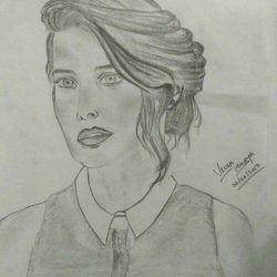 Cobie Smulders Drawing Fine Art