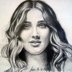 Cobie Smulders Drawing Hand drawn Sketch