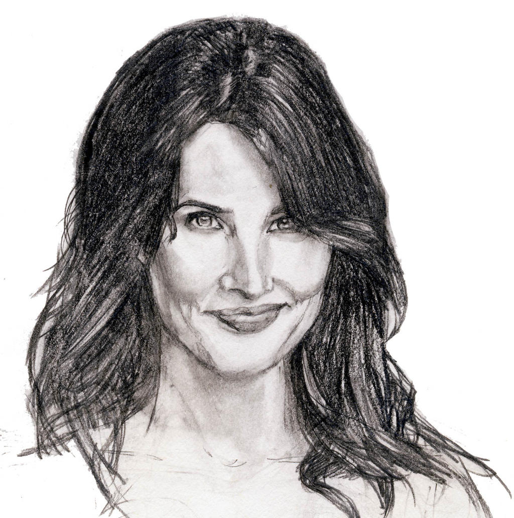 Cobie Smulders Drawing Hand drawn