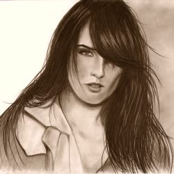 Cobie Smulders Drawing Modern Sketch