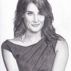 Cobie Smulders Drawing Sketch