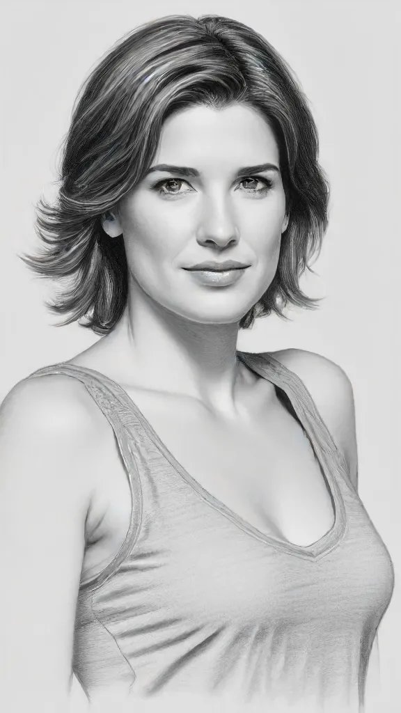 Cobie Smulders Drawing Sketch Picture