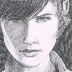 Cobie Smulders Drawing Stunning Sketch