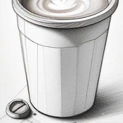 Coffee Drawing Sketch Image