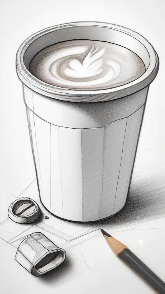 Coffee Drawing Sketch Image