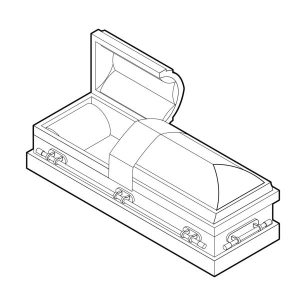Coffin Drawing Artistic Sketching