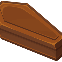 Coffin Drawing Modern Sketch