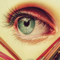 Color Eye Drawing Image