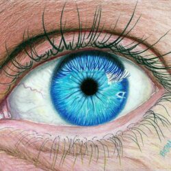 Color Eye Drawing Photo