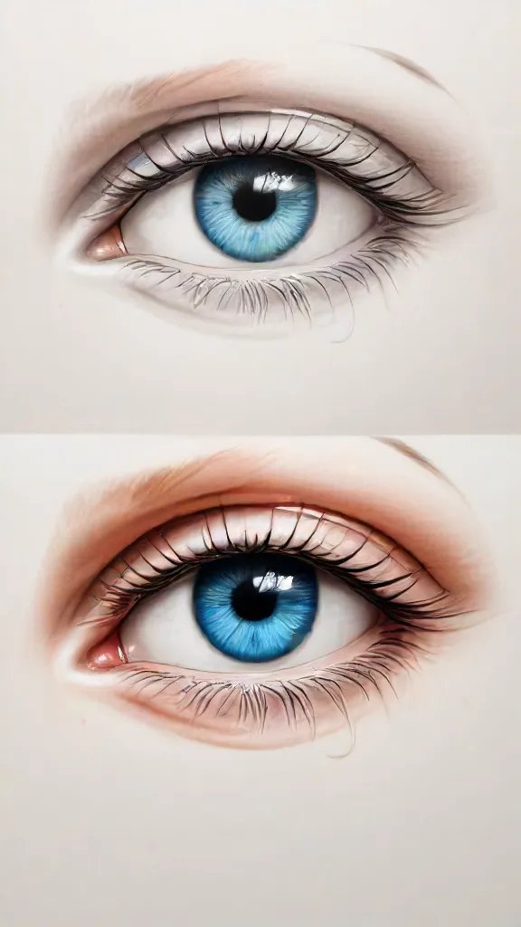 Color Eye Drawing Sketch Picture