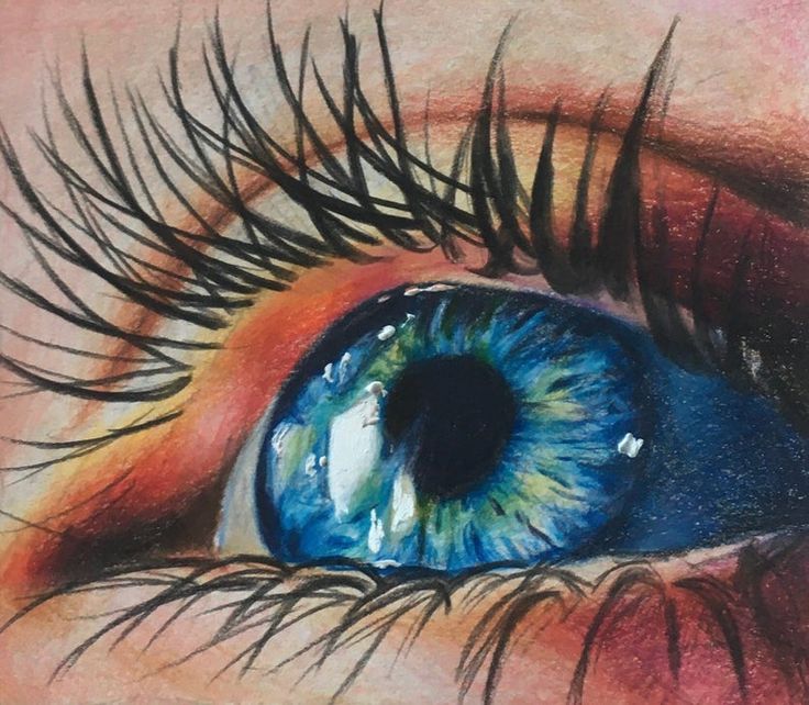 Color Eye Drawing Stunning Sketch