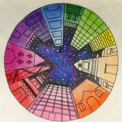 Color Wheel Drawing Amazing Sketch