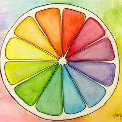 Color Wheel Drawing Hand drawn Sketch