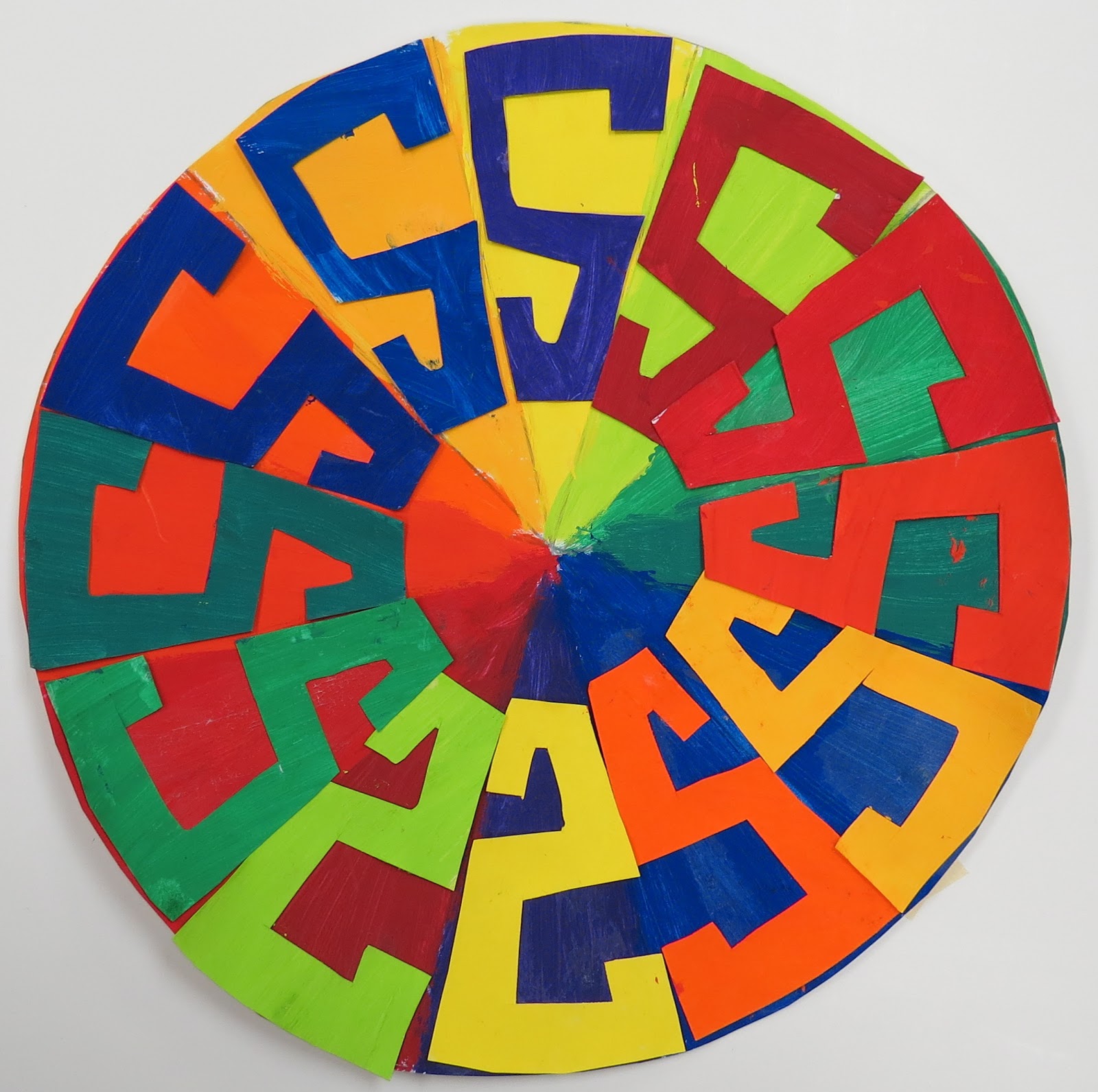 Color Wheel Drawing Intricate Artwork