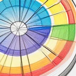 Color Wheel Drawing Sketch Photo