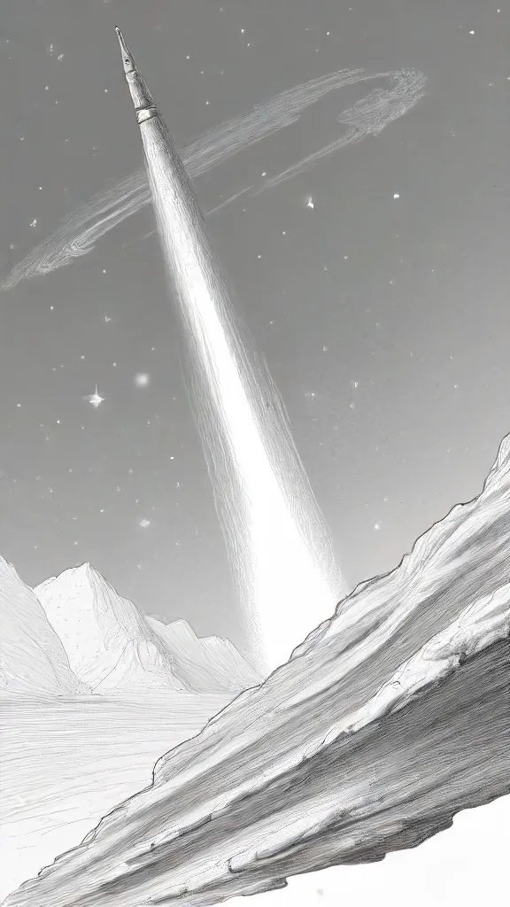 Comet Drawing Sketch Image