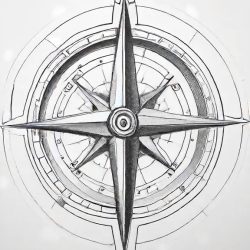 Compass Drawing Art Sketch Image