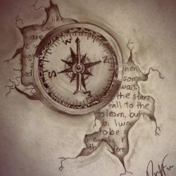 Compass Drawing Artistic Sketching