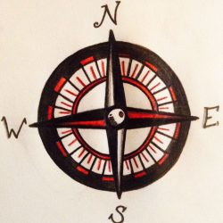 Compass Drawing Professional Artwork