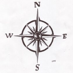 Compass Rose Drawing Image