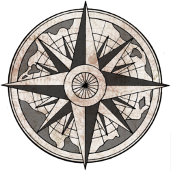 Compass Rose Drawing Intricate Artwork