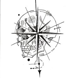 Compass Tattoo Drawing Amazing Sketch