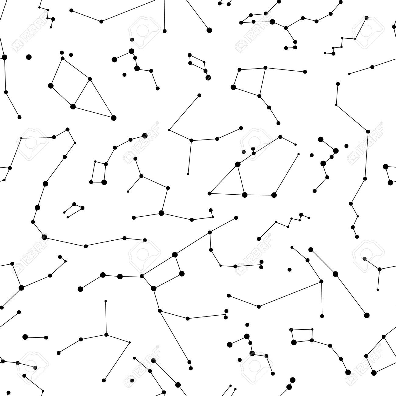 Constellation Drawing Artistic Sketching
