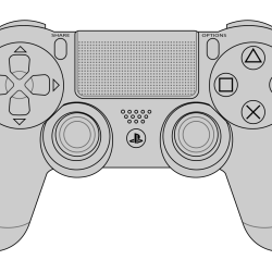 Controller Drawing Detailed Sketch