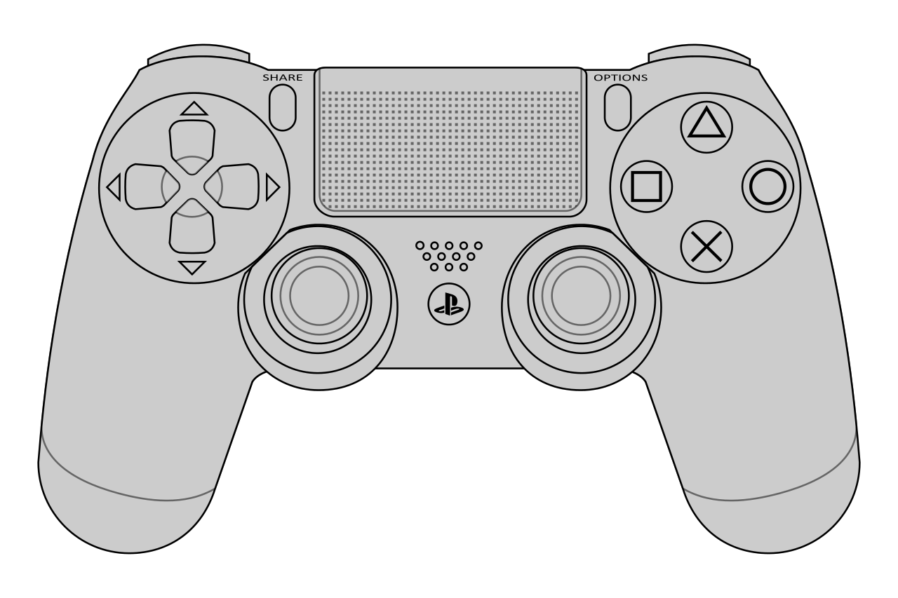 Controller Drawing Detailed Sketch