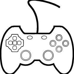 Controller Drawing Modern Sketch