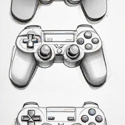 Controller Drawing Sketch Photo