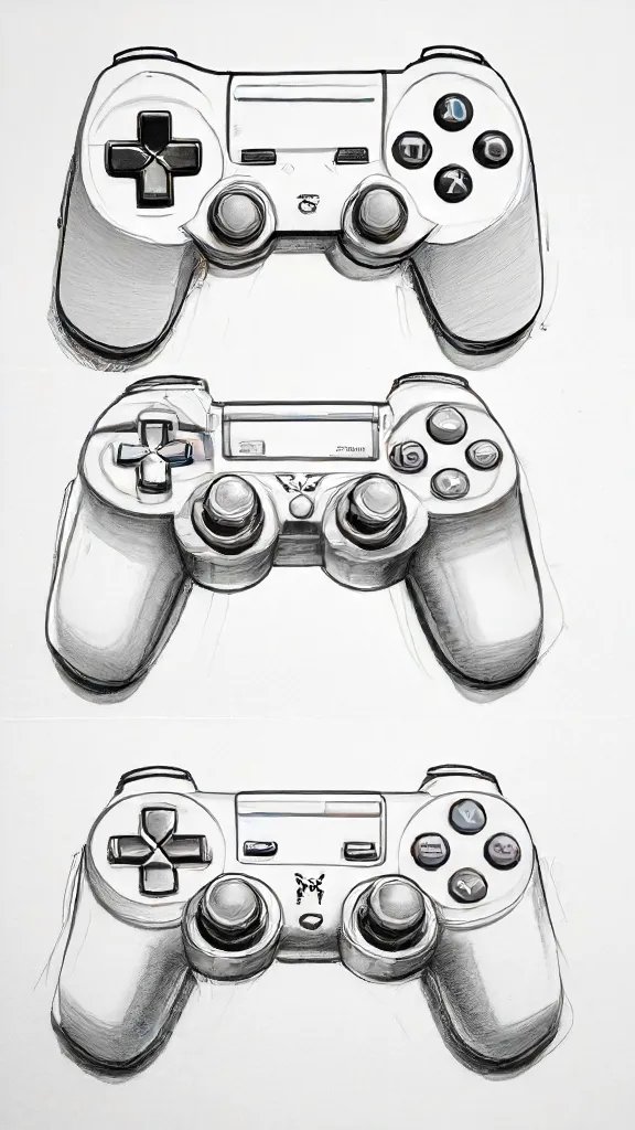 Controller Drawing Sketch Photo