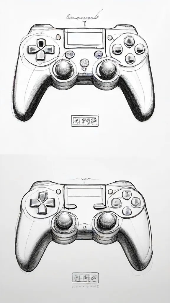 Controller Drawing Sketch Picture