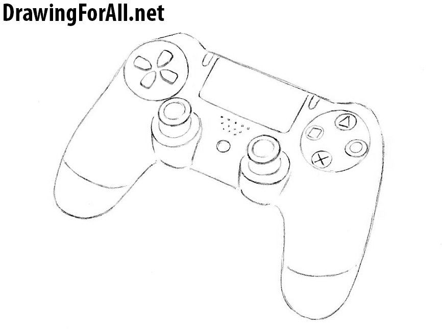 Controller Drawing Stunning Sketch