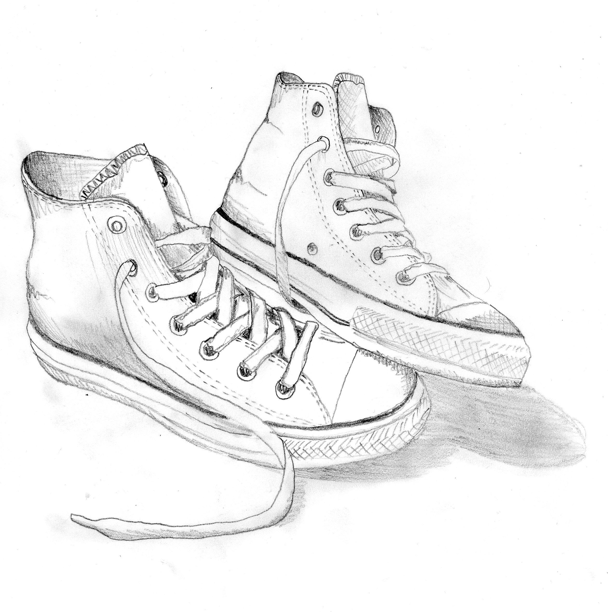 Converse Drawing Amazing Sketch