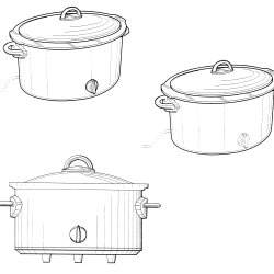 Cooker Drawing Modern Sketch