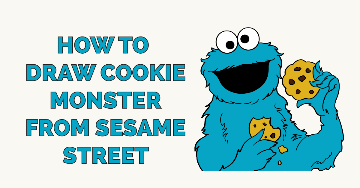 Cookie Monster Drawing Artistic Sketching